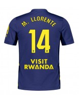 Atletico Madrid Marcos Llorente #14 Bortedrakt 2025-26 Korte ermer